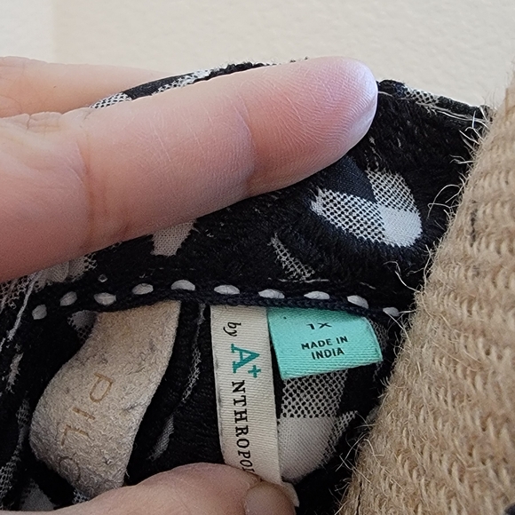 Anthropologie || Pilcro The Whitney Trapeze Buttondown Top Sz1x - Picture 7 of 7